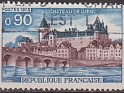 France 1973 Castillo 90 ¢ Multicolor Scott 1373. Francia 1373. Subida por susofe
